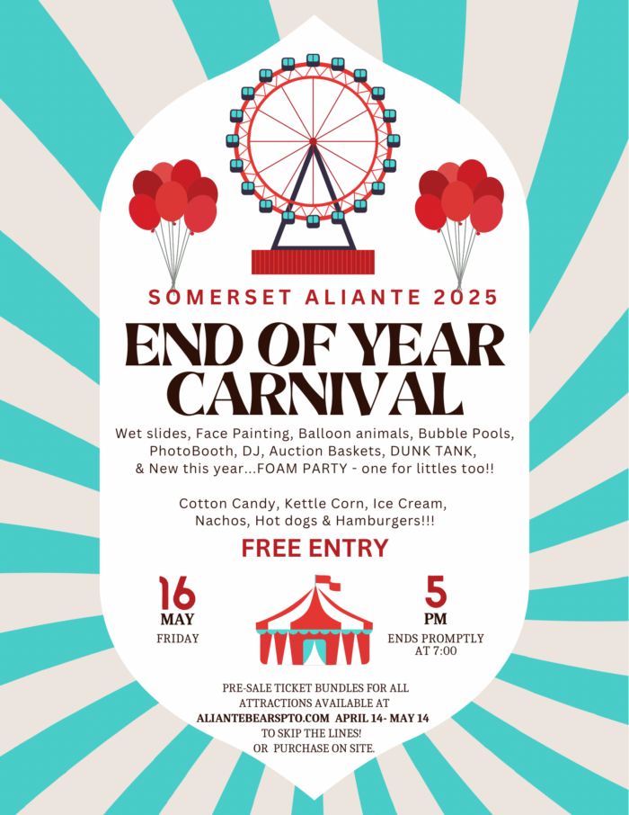 End of Year Carnival Tickets