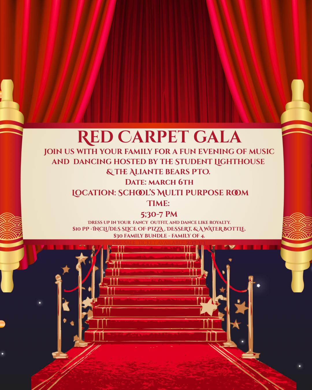 Pre-Sale Red Carpet Gala Tickets